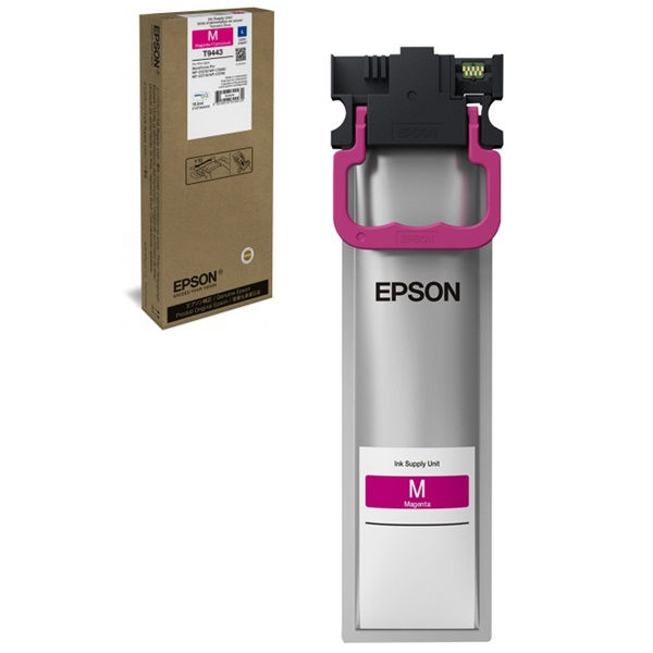 Epson T9443 Magenta patron 3K (eredeti) C13T944340 Workforce Pro WF-C5210/C5290/C5710/C5790 széria (C13T944340)