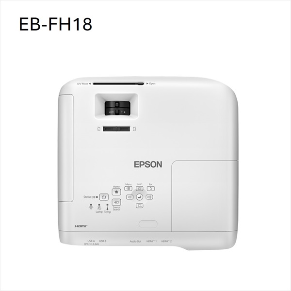 EPSON Projektor - EB-FH18 (3LCD, 1920x1080 (Full HD), 16:9,  4100 AL, 16 000:1, 2xHDMI/USB/WiFi/Apple AirPlay 2) (V11HB59240)