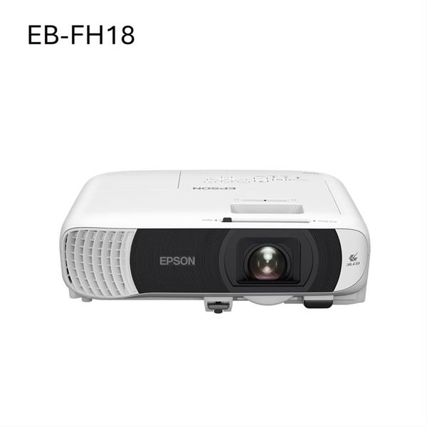 EPSON Projektor - EB-FH18 3LCD, 1920x1080 (Full HD), 16:9, 4100 AL, 16 000:1, 2xHDMI/USB/WiFi/Apple AirPlay 2 (V11HB59240)