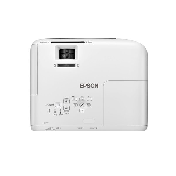 EPSON Projektor - EB-W55 (3LCD, 1280x800, 16:10 (WXGA), 4000 AL, 16 000:1, 2xHDMI/USB/WiFi) (V11HB58040)