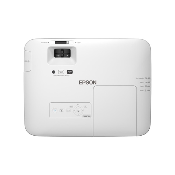 EPSON Projektor - EB-2250U (3LCD, 1920x1200 (WUXGA), 16:10, 5000 AL, 15 000:1, 2xHDMI/2xVGA/USB/RS-232/RJ-45/2xRGB) (V11H871040)