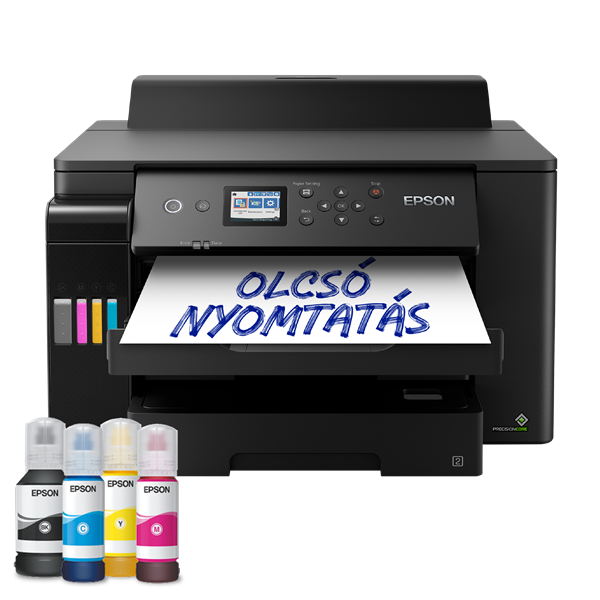 EPSON Tintasugaras nyomtató - EcoTank L11160 (A3+, színes, 4800x1200 DPI, 32 lap/perc, USB/LAN/Wifi) (C11CJ04402)