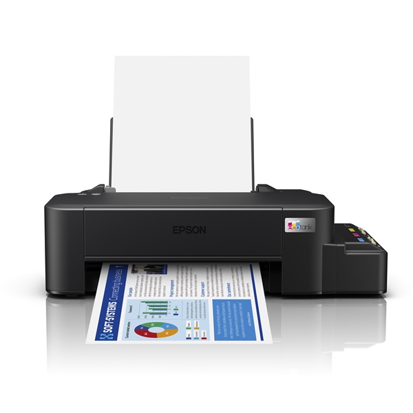 EPSON Tintasugaras nyomtató - EcoTank L121 (A4, színes, 720x720 DPI, 9 lap/perc, USB, külső tartály, ult. tintakap.) (C11CD76412)