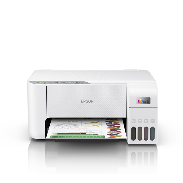 EPSON Tintasugaras nyomtató - EcoTank L3256 (A4, MFP, színes, 5760x1440 DPI, 33 lap/perc, USB/Wifi) (C11CJ67407)