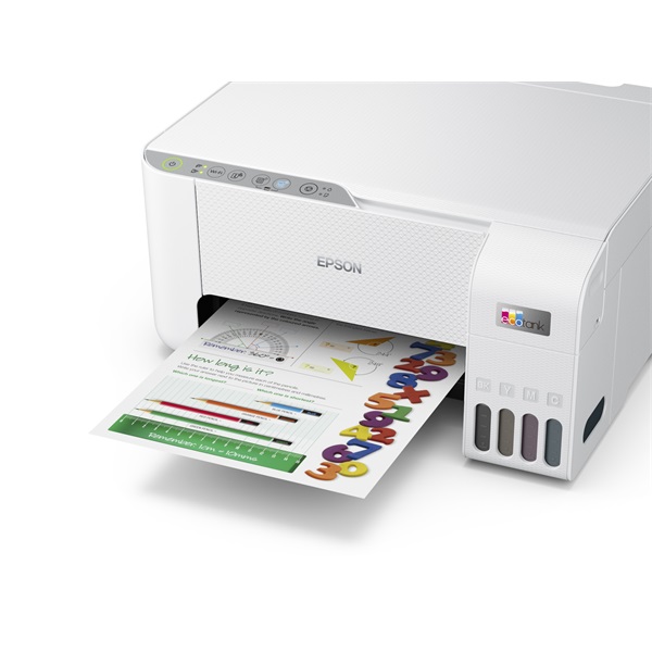 Epson EcoTank L3256 színes tintasugaras MFP, WiFi, USB 2.0 A4 nyomtató, fehér