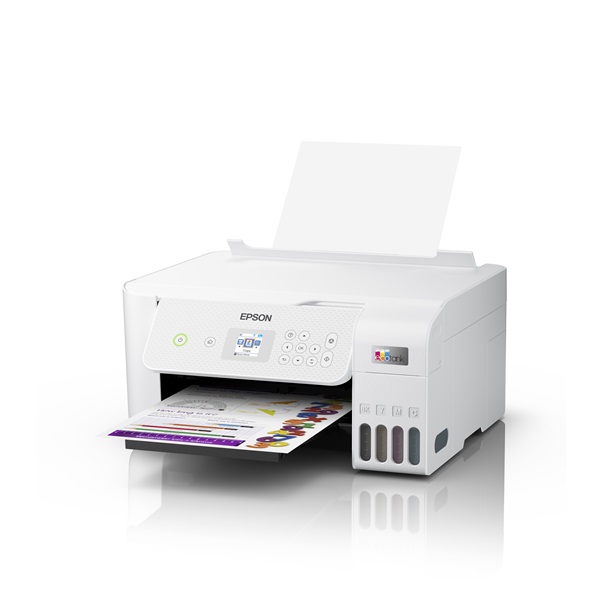 EPSON Tintasugaras nyomtató - EcoTank L3266 (A4, MFP, színes, 5760x1440 DPI, 33 lap/perc, USB/Wifi) (C11CJ66412)