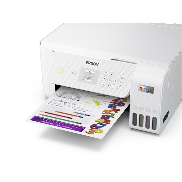 EPSON Tintasugaras nyomtató - EcoTank L3266 (A4, MFP, színes, 5760x1440 DPI, 33 lap/perc, USB/Wifi) (C11CJ66412)