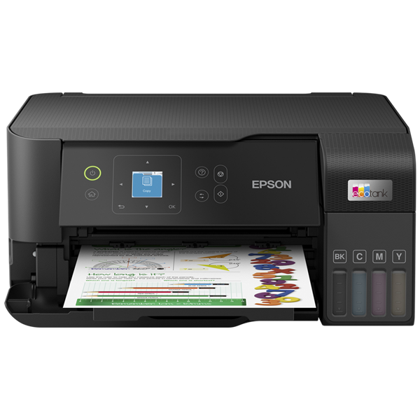 EPSON Tintasugaras nyomtató - EcoTank L3560 (A4, MFP, színes, 4800x1200 DPI, 33 lap/perc, USB/Wifi) (C11CK58403)