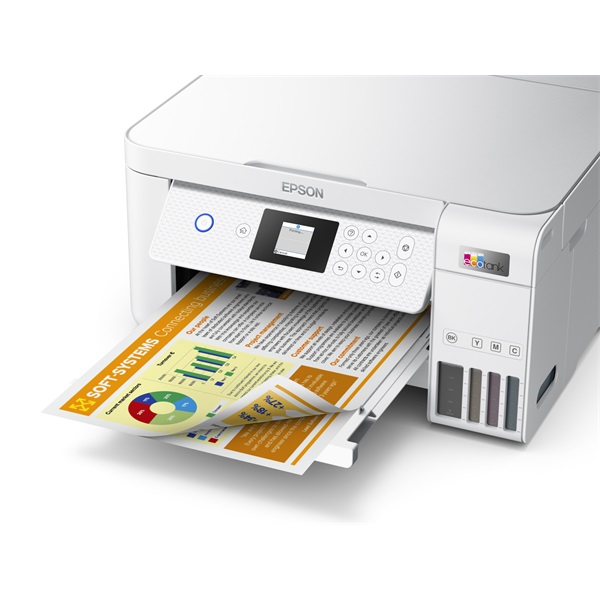 EPSON Ecotank L4266 tintasugaras nyomtató (A4, MFP, színes, 5760x1440 DPI, 33 lap/perc, duplex, USB/Wifi/Wifi Direct)