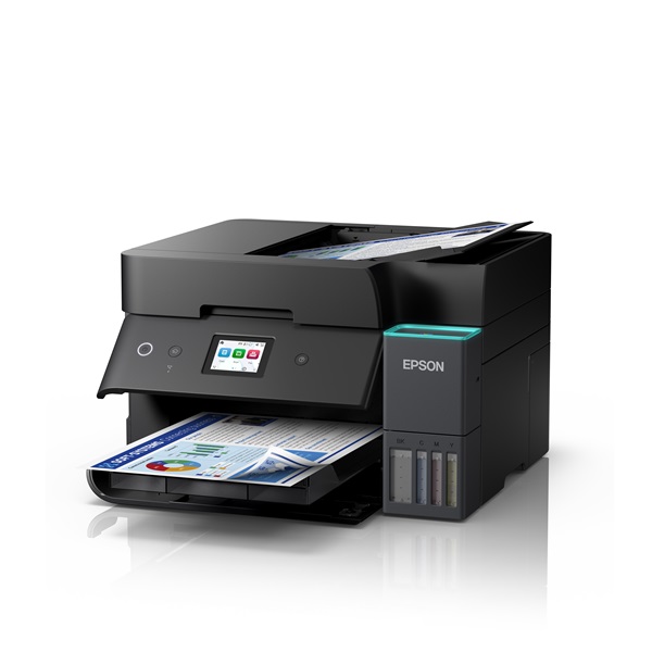 EPSON Tintasugaras nyomtató - EcoTank L6390 (A4, MFP, színes,4800x1200 DPI,35 lap/perc, Full duplex, ADF, USB/LAN/Wifi) (C11CL40405)