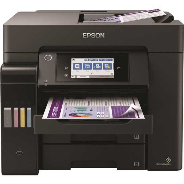 Epson EcoTank L6570 A4, Színes multifunkciós nyomtató DUPLEX, ADF, WIFI/LAN/USB, 8100/6500 oldal tintával
