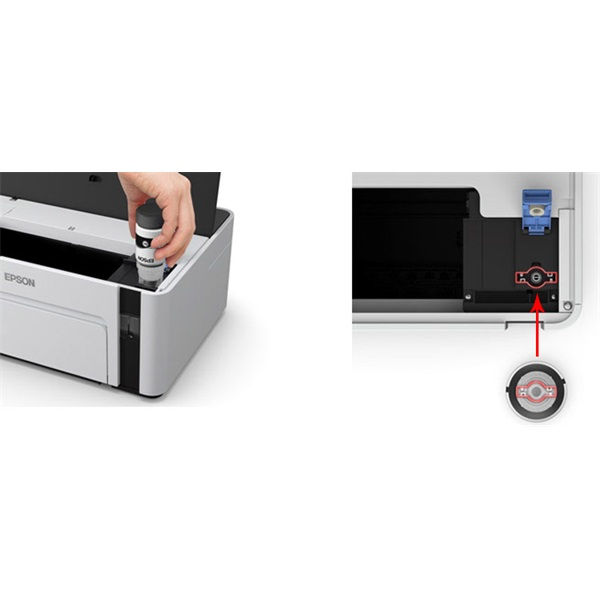 EPSON Tintasugaras nyomtató - EcoTank M1100 (A4, 1440x720 DPI, 32 lap/perc, USB) (C11CG95403)