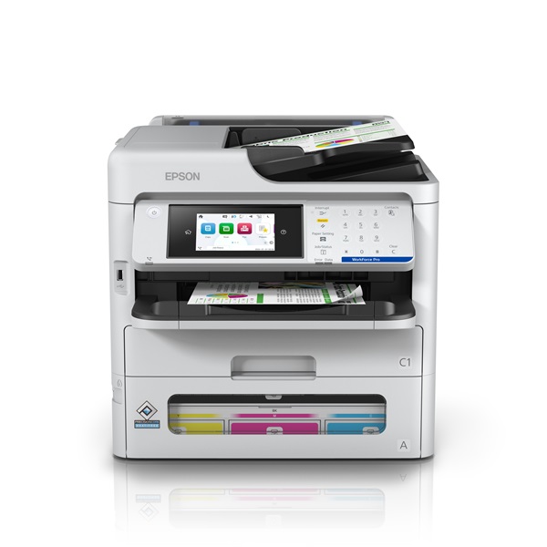 EPSON Tintasugaras nyomtató - WorkForce Pro EM-C800RDWF (A4, MFP, 4800x1200 DPI, 34 lap/perc, duplex, ADF, USB/LAN/Wifi) (C11CK19401)