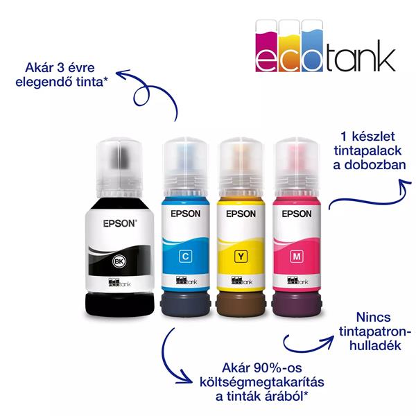 EPSON Tintasugaras nyomtató - EcoTank L14150 (A3+, MFP, színes, 4800x1200 DPI, 38 lap/perc, USB/LAN/Wifi) (C11CH96402)