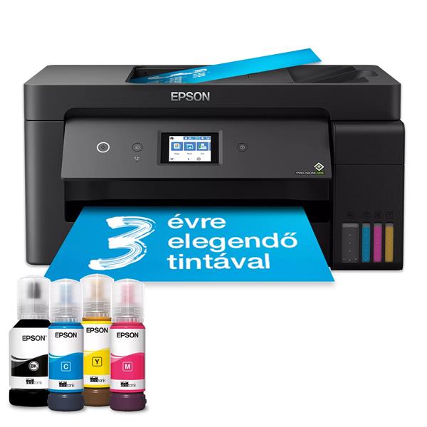 EPSON Tintasugaras nyomtató - EcoTank L14150 (A3+, MFP, színes, 4800x1200 DPI, 38 lap/perc, USB/LAN/Wifi) (C11CH96402)