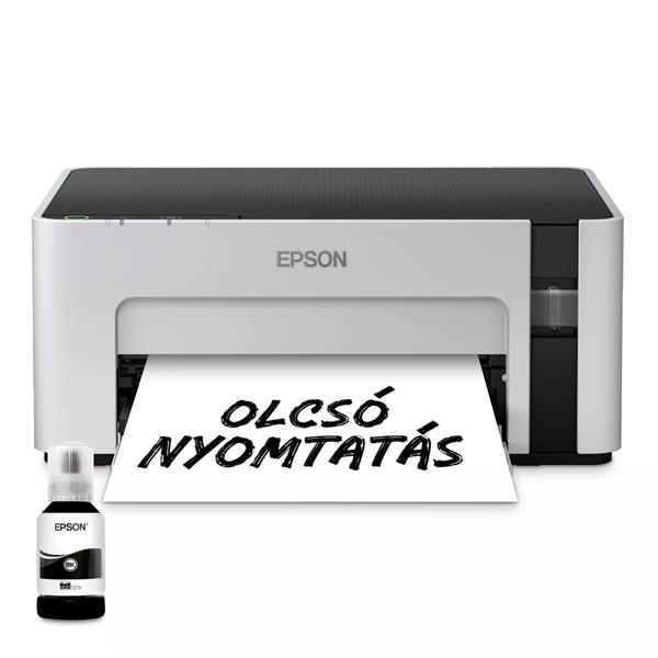 EPSON Tintasugaras nyomtató - EcoTank M1100 (A4, 1440x720 DPI, 32 lap/perc, USB) (C11CG95403)