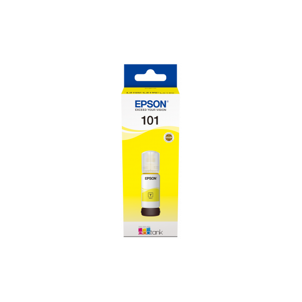 Epson No.101 (T03V4) yellow tinta 70ml (eredeti) Ecotank L41xx/L42xx/L43xx/L61xx/L62xx/L63xx/L14150 széria