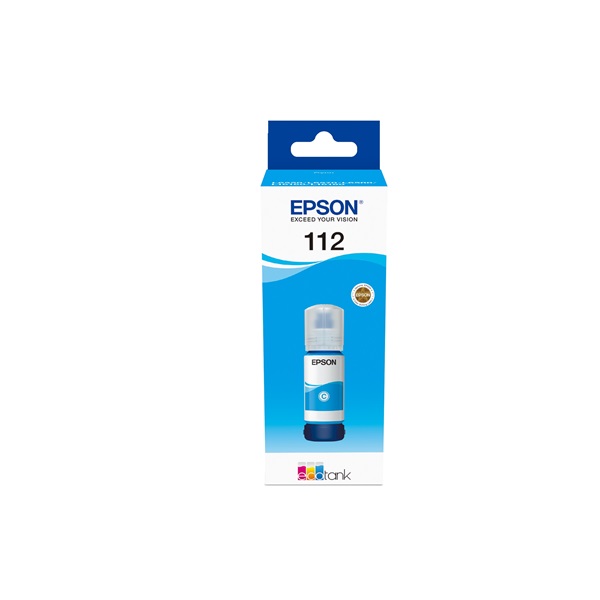 Epson No.112 (T06C2) Cyan tinta 70ml (eredeti) Ecotank L6460/L6490/L6499/L6550/L6570/L6580/L15150/L15160/L15180/L11160/M15140/M15180 széria