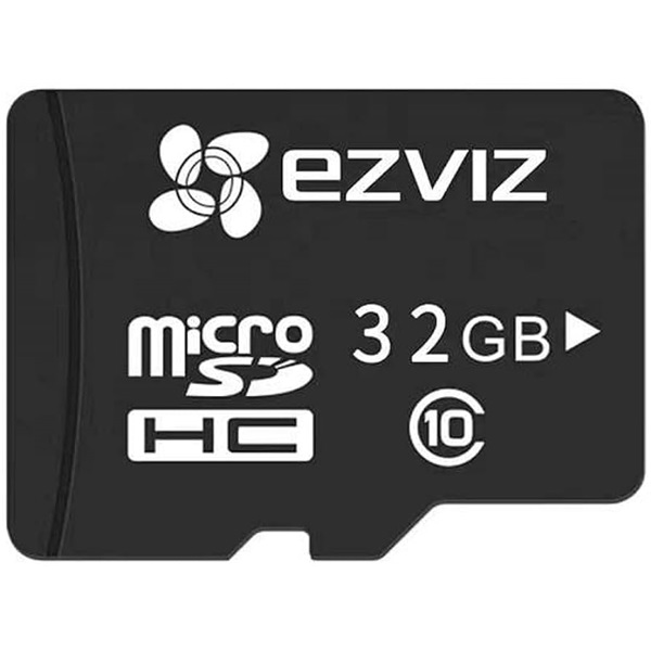 EZVIZ 32GB MicroSD kártya az EZVIZ biztonsági kamerákhoz, C10 class,Max read speed 90MB/s; Max write speed 20MB/s (CS-CMT-CARDT32G-D   )