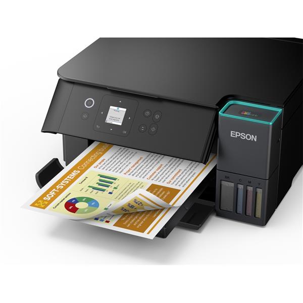Epson EcoTank L4360 A4, színes multifunkciós nyomtató DUPLEX, AirPrint USB/WiFi 8500/6500 oldal tintával