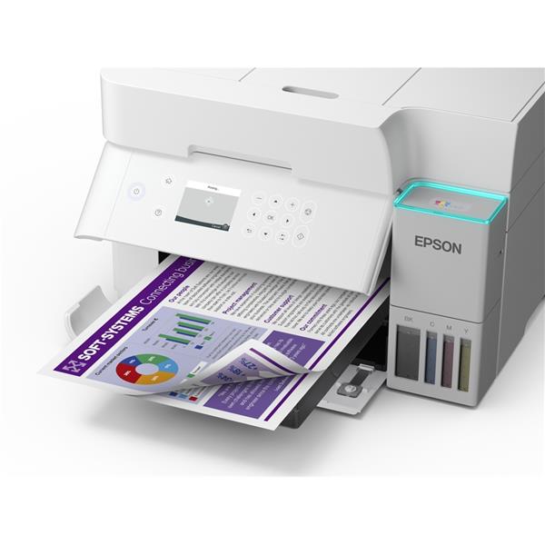 Epson EcoTank L6376 A4, Színes multifunkciós nyomtató DUPLEX, ADF, WIFI/LAN/USB, 15100/5500 oldal tintával