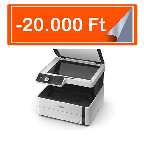 Epson EcoTank M2170 (A4, MFP, 1200x2400 DPI, 39 lap/perc, USB/LAN/Wifi) nyomtató