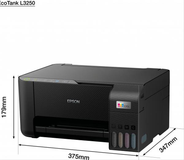 Epson EcoTank  L3250  ITS Mfp, Simatetős, színes tintasugaras multifunkciós nyomtató