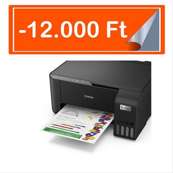 Epson EcoTank  L3250  ITS Mfp, Simatetős, színes tintasugaras multifunkciós nyomtató