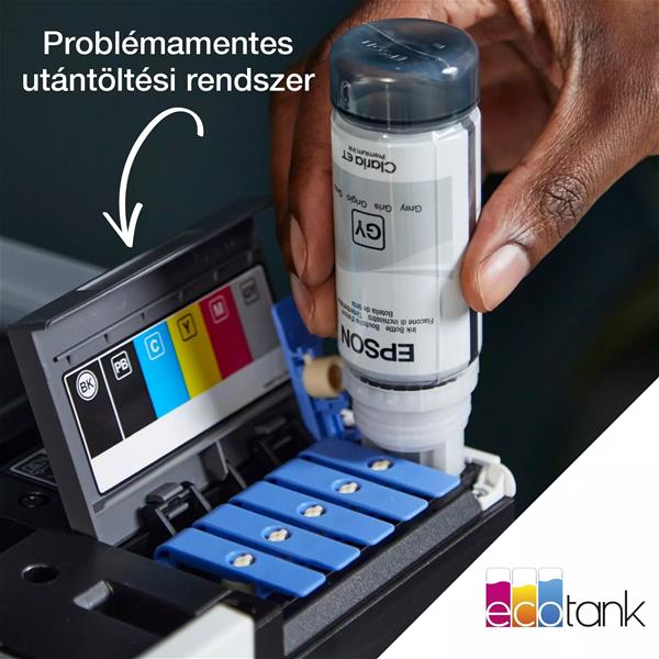 Epson Ecotank L8160 A4 színes multifunkciós fotónyomtató LAN/WIFI 1800 fotóra elegendő tintával