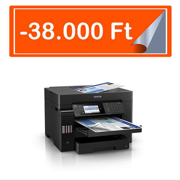 EPSON EcoTank L15150 A3+, MFP, színes, 4800x2400 DPI, 32 lap/perc, USB/LAN/Wifi tintasugaras nyomtató