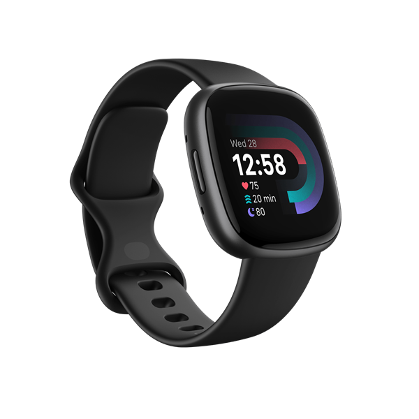 FITBIT Versa 4 okosóra (Black / Graphite Aluminium) (FB523BKBK)
