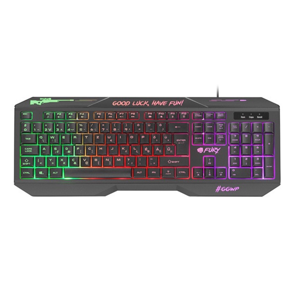 FURY Vezetékes Billentyűzet HELLFIRE 2 Gaming, világítás, HU (NFU-1592)