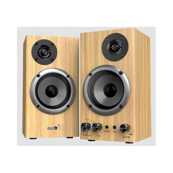 GENIUS 2.0 Hangszóró SP-HF520BT Jack 20 Watt Fa színű, Bluetooth (SP-HF520BT)