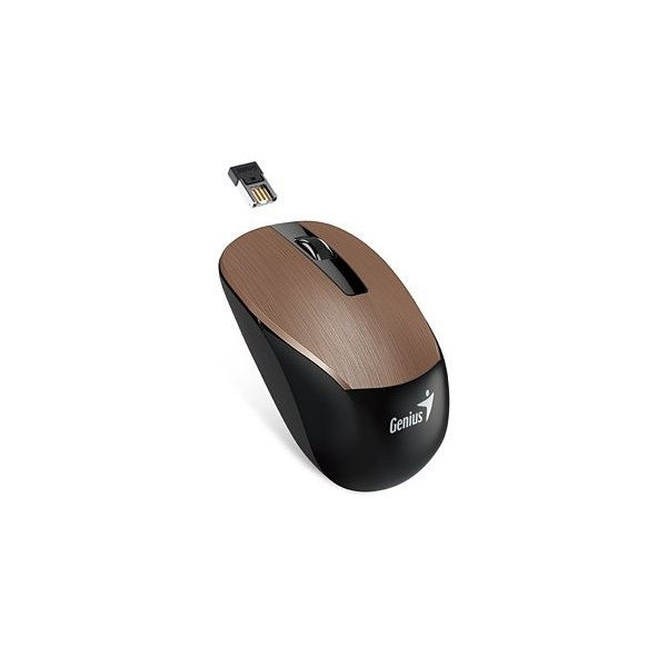 GENIUS Vezeték nélküli egér NX-7015, USB, 1200dpi, BlueEye, Rozsdabarna (NX-7015_ROSYBROWN)