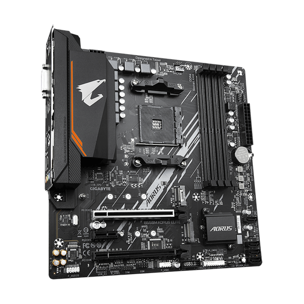 GIGABYTE Alaplap AM4 B550M AORUS ELITE AMD B550, mATX (B550M AORUS ELITE)