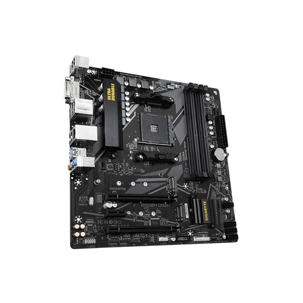GIGABYTE Alaplap AM4 B550M DS3H AMD B550, mATX (B550M DS3H)
