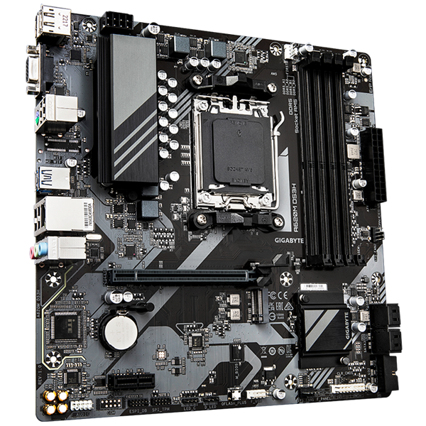 GIGABYTE Alaplap AM5 A620M DS3H AMD A620, mATX (A620M DS3H)
