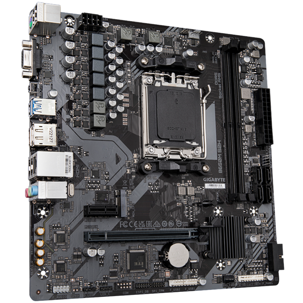 GIGABYTE Alaplap AM5 B650M S2H AMD B650, mATX (B650M S2H)