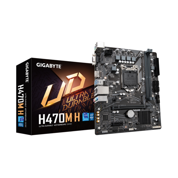 GIGABYTE Alaplap S1200 H470M H INTEL H470, mATX (H470M H)