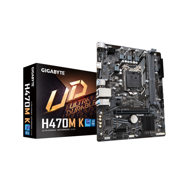GIGABYTE Alaplap S1200 H470M K INTEL H470, mATX (H470M K)