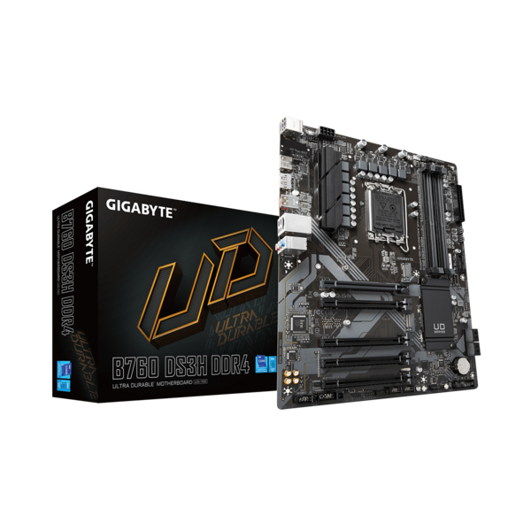 GIGABYTE Alaplap S1700 B760 DS3H DDR4 INTEL B760, ATX (B760 DS3H DDR4)
