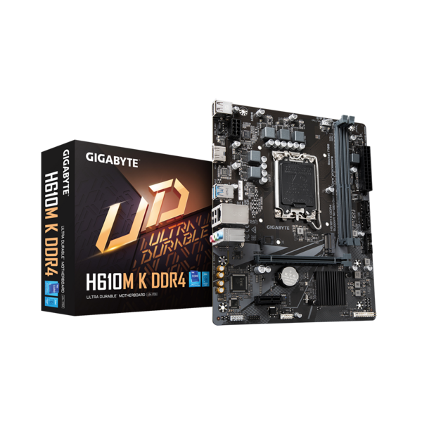 GIGABYTE Alaplap S1700 H610M K DDR4 INTEL H610, mATX (H610M K DDR4)