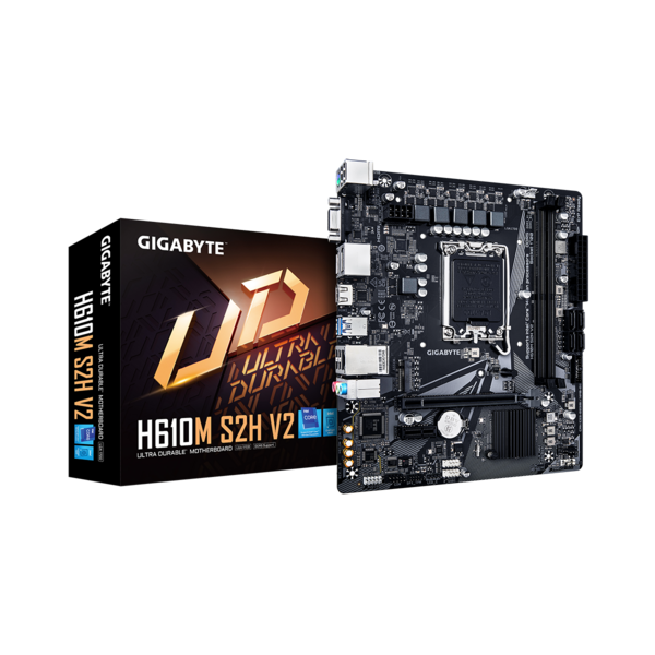 GIGABYTE Alaplap S1700 H610M S2H V2 INTEL H610, mATX (H610M S2H V2)