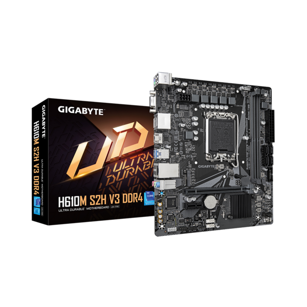 GIGABYTE Alaplap S1700 H610M S2H V3 DDR4 INTEL H610, mATX (H610M S2H V3 DDR4)
