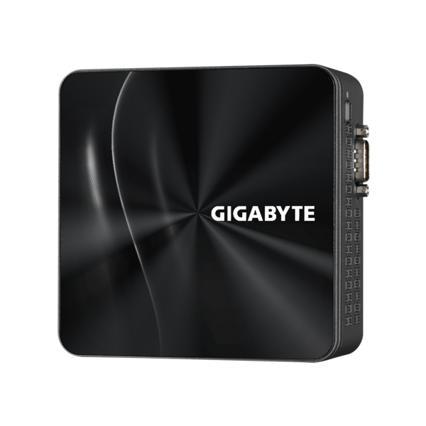 GIGABYTE PC BRIX, AMD Ryzen R5-4500U 4.0GHz, HDMI, MiniDisplayport, LAN, WIFI, BT, COM, 2,5" HDD hely, 7xUSB 3.2 (GB-BRR5H-4500)