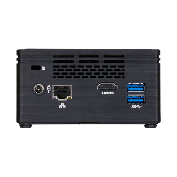 GIGABYTE PC BRIX, Intel Celeron J3455 2.3 GHz, HDMI, DSUB, LAN, WIFI, Bluetooth, 2,5" HDD hely, 4xUSB 3.0 (GB-BPCE-3455)