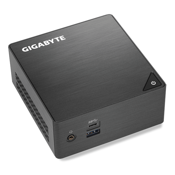 GIGABYTE PC BRIX, Intel Celeron J4105 2.5 GHz, HDMI, MiniDisplayport, LAN, WIFI, Bluetooth, 2,5" HDD hely, USB 3.0 (GB-BLCE-4105)