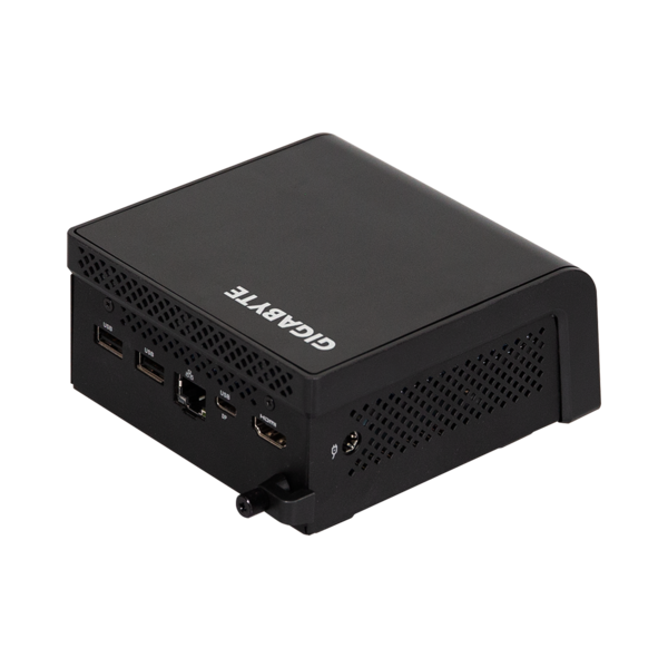 GIGABYTE PC BRIX, Intel N-series N250 3.8GHz, HDMI, 2xDisplayport, LAN, WIFI, BT, 2.5" HDD hely, 3xUSB (GB-BTIP-N250)