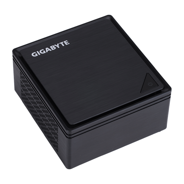 GIGABYTE PC BRIX, Intel Celeron N3350 2.4 GHz, HDMI, DSUB, LAN, WIFI, Bluetooth, 2,5" HDD hely, USB 3.0 (GB-BPCE-3350C)