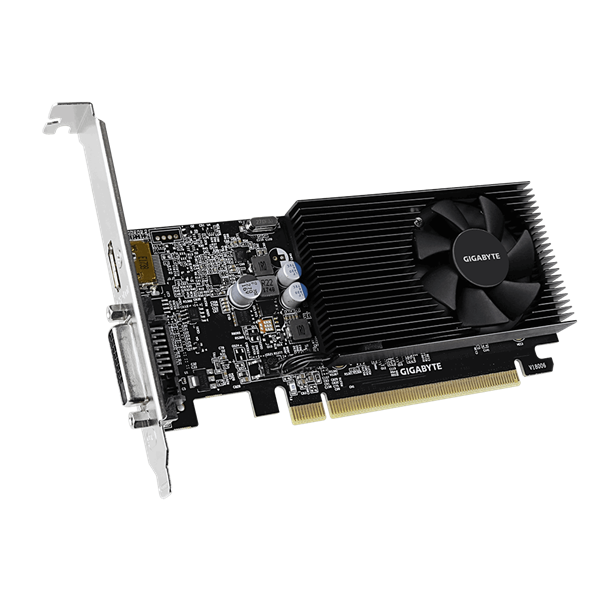 GIGABYTE Videokártya PCI-Ex16x nVIDIA GT 1030 2GB DDR4 OC (GV-N1030D4-2GL)